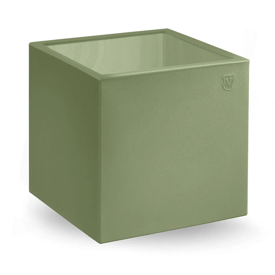 Square Garden sofabord i farvet polyethylen Fremstillet i Italien - Noemi Viadurini