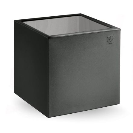 Square Garden sofabord i farvet polyethylen Fremstillet i Italien - Noemi Viadurini