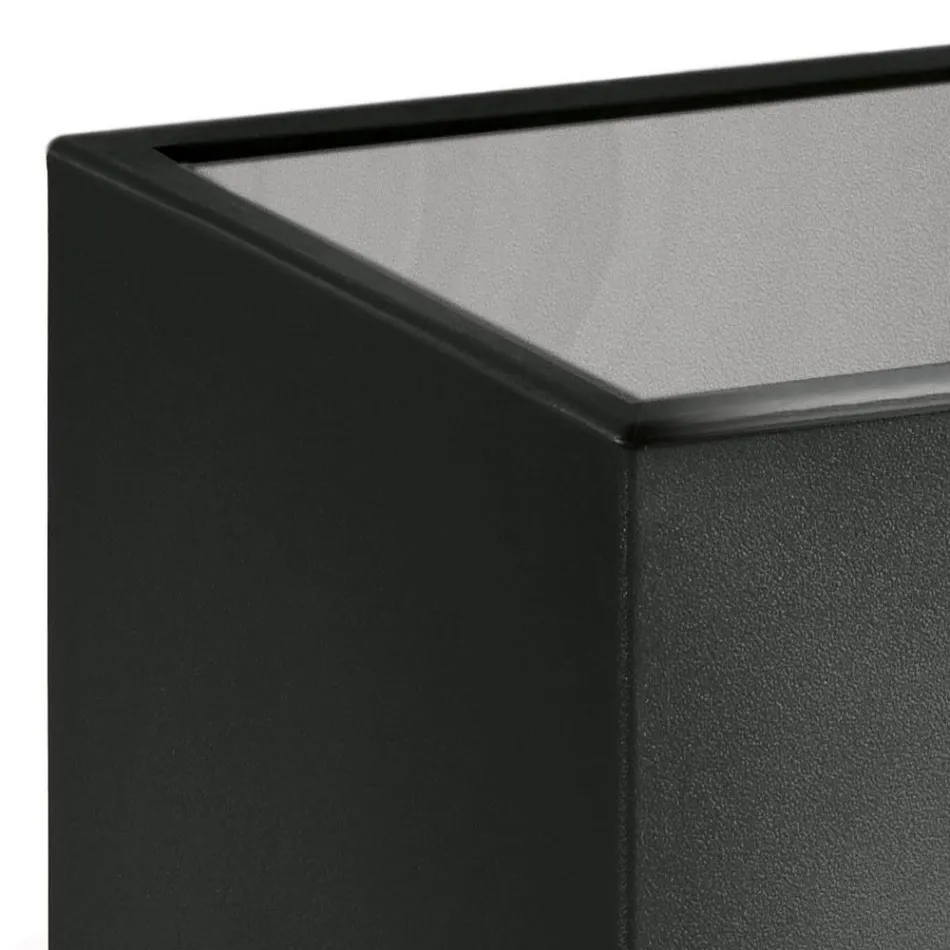 Square Garden sofabord i farvet polyethylen Fremstillet i Italien - Noemi Viadurini