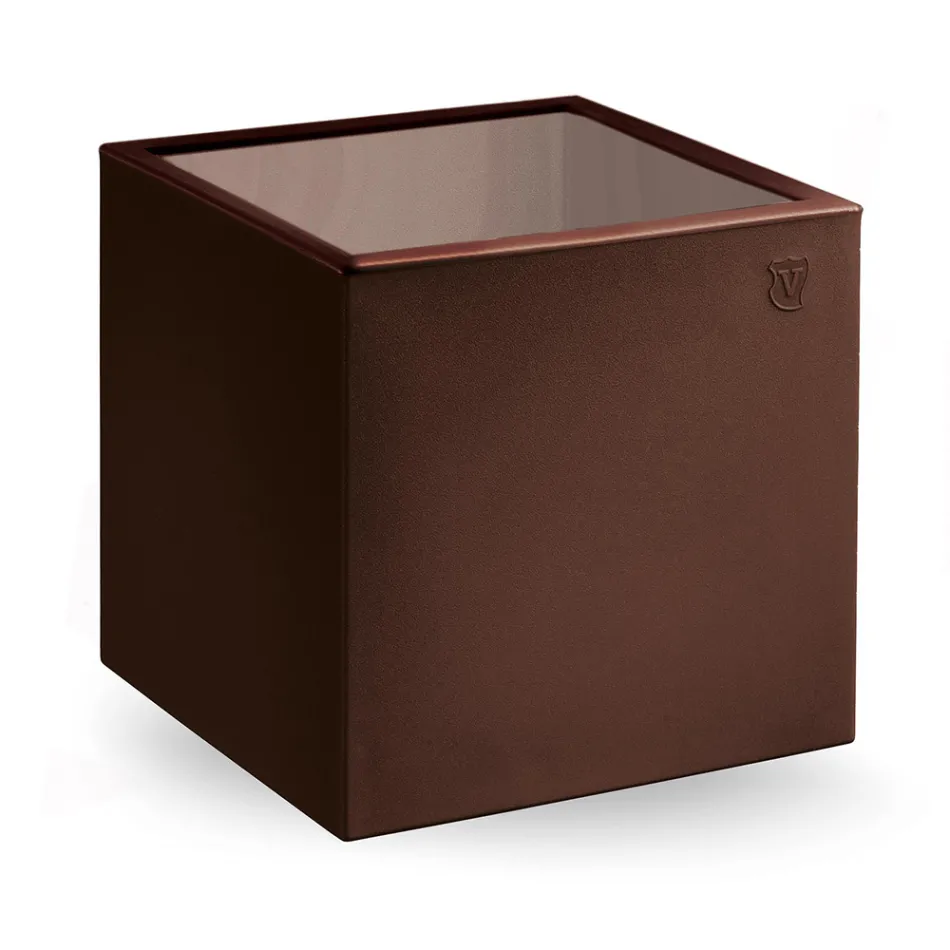 Square Garden sofabord i farvet polyethylen Fremstillet i Italien - Noemi Viadurini