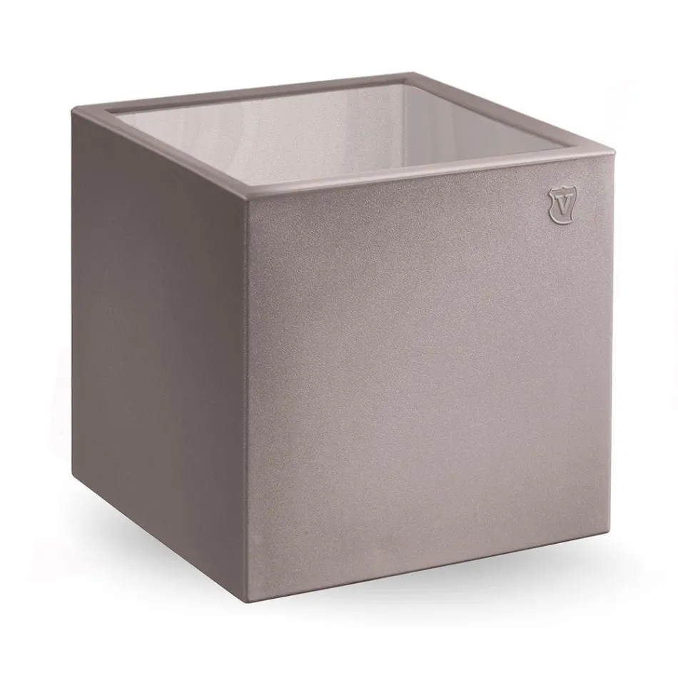 Square Garden sofabord i farvet polyethylen Fremstillet i Italien - Noemi Viadurini