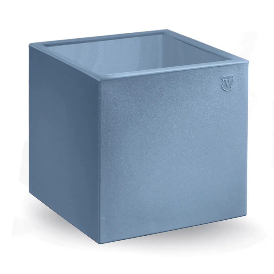 Square Garden sofabord i farvet polyethylen Fremstillet i Italien - Noemi Viadurini