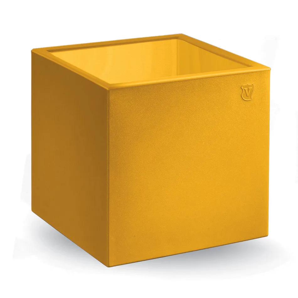 Square Garden sofabord i farvet polyethylen Fremstillet i Italien - Noemi Viadurini