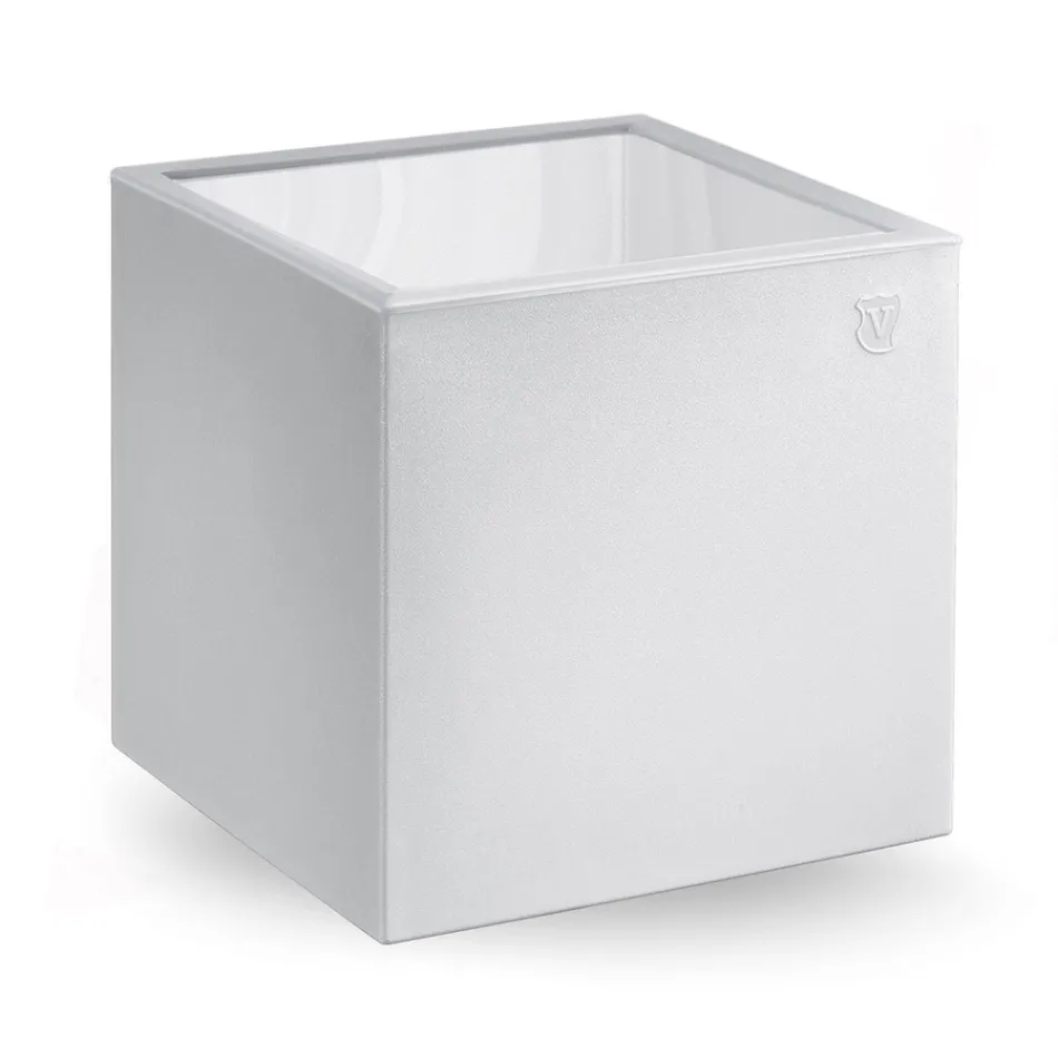 Square Garden sofabord i farvet polyethylen Fremstillet i Italien - Noemi Viadurini