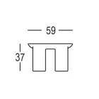 Rundt have -sofabord i HPL og polyethylen fremstillet i Italien - Freccia Viadurini