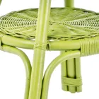 Rundt havesofabord i Designer Rattan, Diameter 52 cm - Favolizia Viadurini