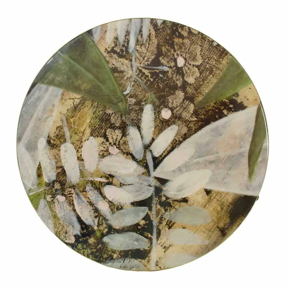 Indendørs eller udendørs sofabord med metalstruktur fremstillet i Italien - Carim Viadurini