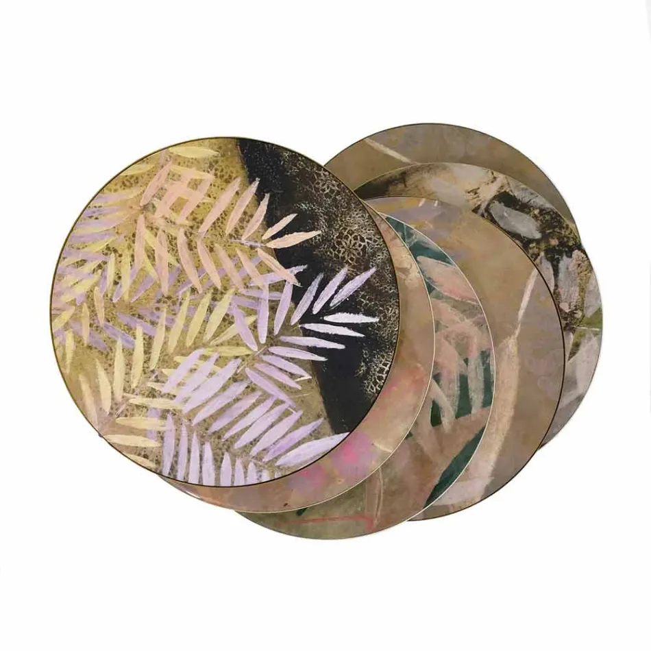 Indendørs eller udendørs sofabord med metalstruktur fremstillet i Italien - Carim Viadurini