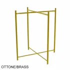 Indendørs eller udendørs sofabord med metalstruktur fremstillet i Italien - Carim Viadurini