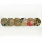 Indendørs eller udendørs sofabord med metalstruktur fremstillet i Italien - Carim Viadurini