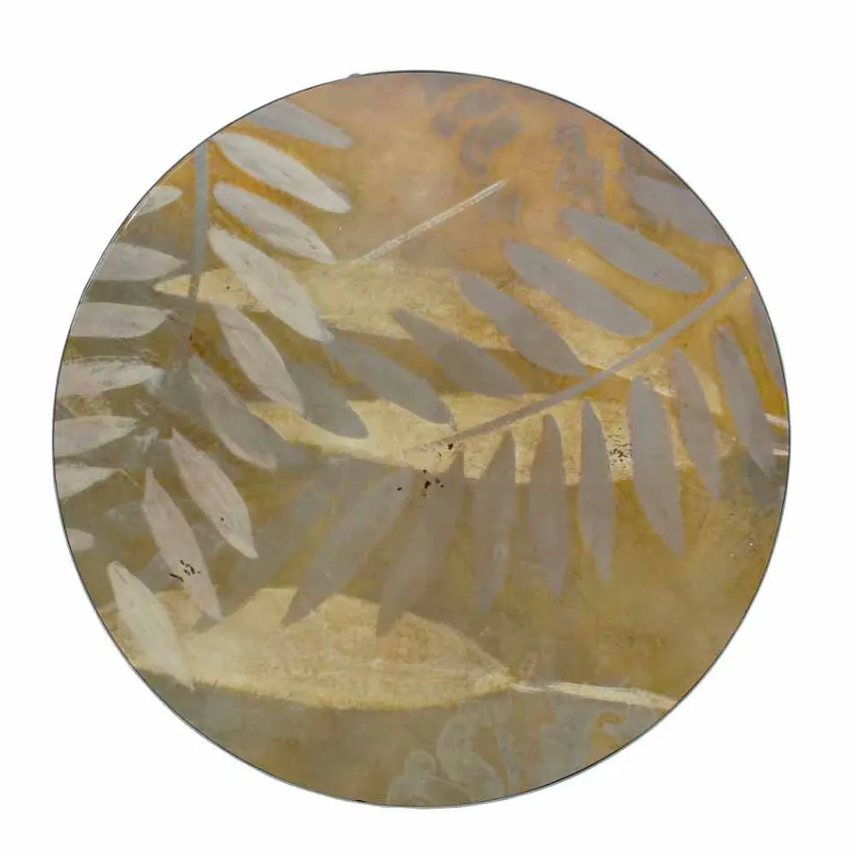 Indendørs eller udendørs sofabord med metalstruktur fremstillet i Italien - Carim Viadurini