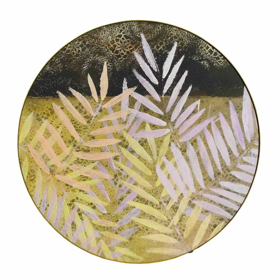 Indendørs eller udendørs sofabord med metalstruktur fremstillet i Italien - Carim Viadurini