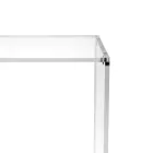 Sofabord med 1 hylde i gennemsigtigt plexiglas Fremstillet i Italien - Mulan Viadurini