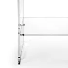 Sofabord med 1 hylde i gennemsigtigt plexiglas Fremstillet i Italien - Mulan Viadurini