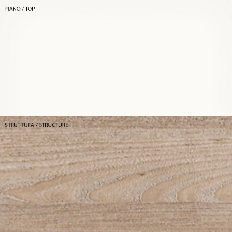 Sofabord med økologisk træbeholder - Cripto Viadurini