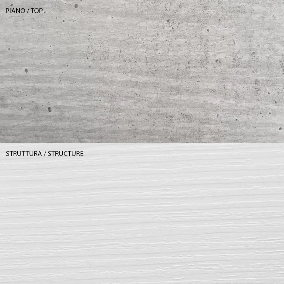 Sofabord med økologisk træbeholder - Cripto Viadurini