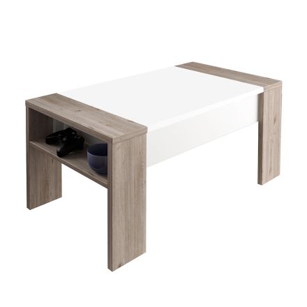 Sofabord med økologisk træbeholder - Cripto Viadurini