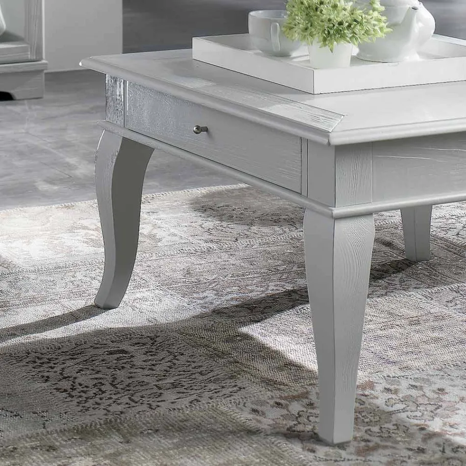 Sofabord med solide dele i Ay - ous og Linden Made in Italy - Era Viadurini