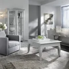 Sofabord med solide dele i Ay - ous og Linden Made in Italy - Era Viadurini