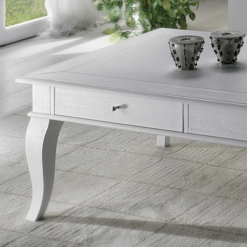 Sofabord med solide dele i Ay - ous og Linden Made in Italy - Era Viadurini