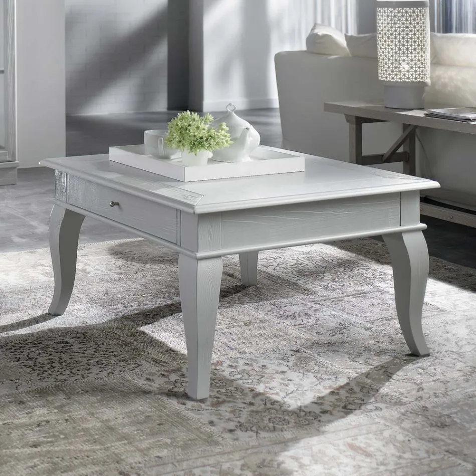 Sofabord med solide dele i Ay - ous og Linden Made in Italy - Era Viadurini