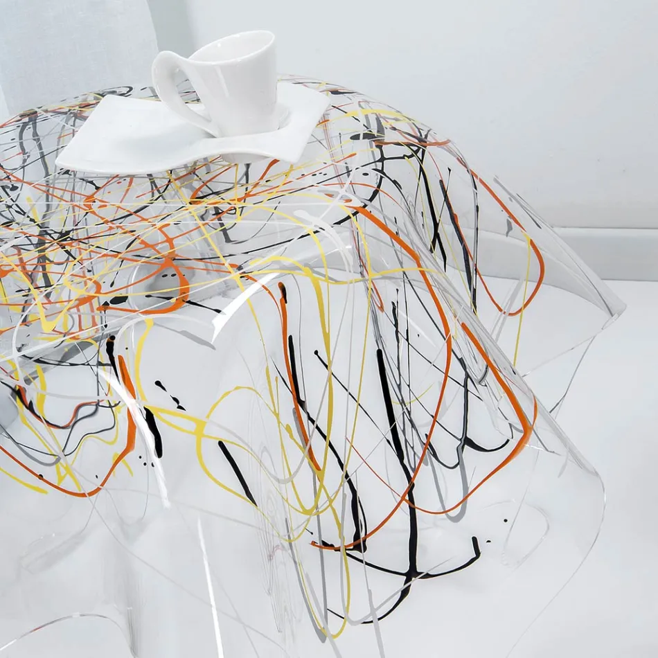 Sofabord med plexiglasplade og bund Lavet i Italien - Brento Viadurini