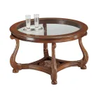 Sofabord med glasplade lavet i Italien - Sedna Viadurini