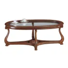 Sofabord med glasplade lavet i Italien - Sedna Viadurini