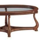 Sofabord med glasplade lavet i Italien - Sedna Viadurini