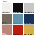 Sofabord med firkantet marmorplade lavet i Italien - Makino Viadurini