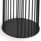 Sofabord med rund keramisk top fremstillet i Italien - Montebianco Viadurini