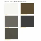 Sofabord med rund top i lamineret HPL fremstillet i Italien - Mina Viadurini