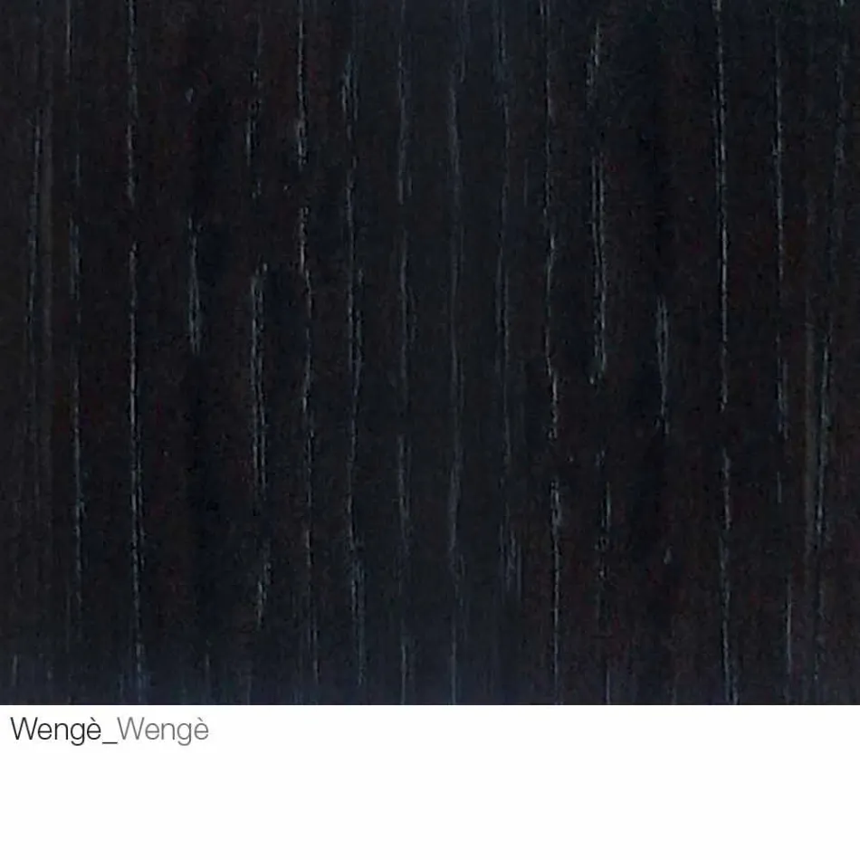 Sofabord med rund træplade Fremstillet i Italien - Montebianco Viadurini