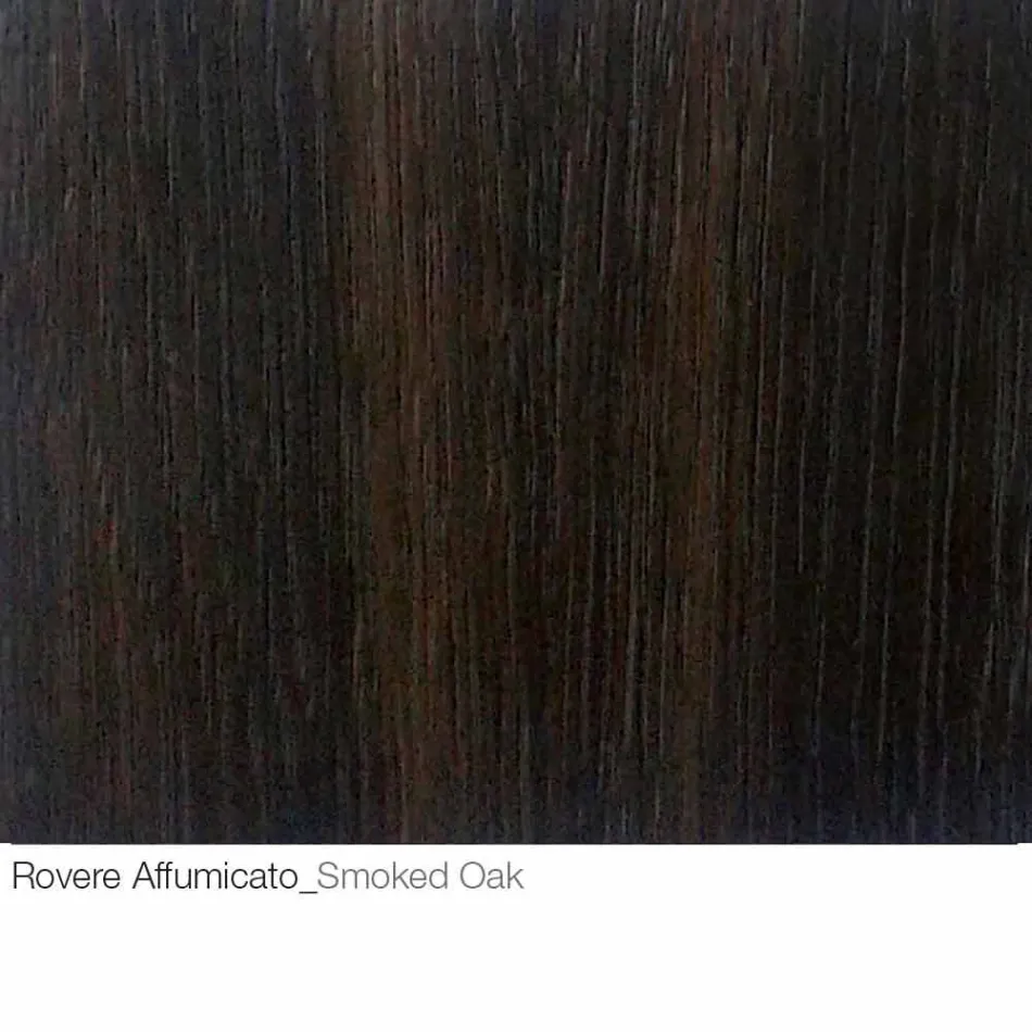 Sofabord med rund træplade Fremstillet i Italien - Montebianco Viadurini