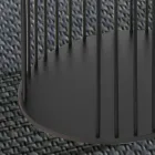 Sofabord med rund træplade Fremstillet i Italien - Montebianco Viadurini