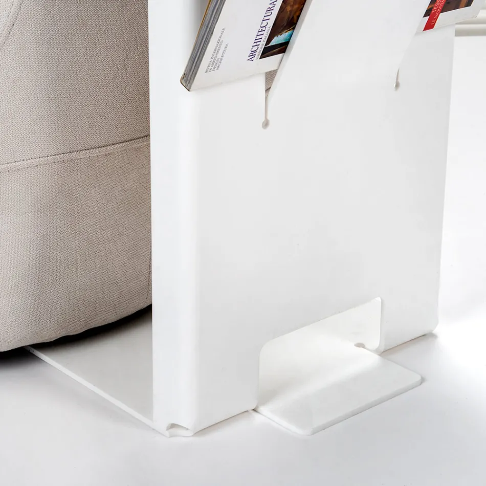 Sofabord med plexiglas magasinstativ Lavet i Italien - Belle Viadurini