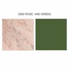 Design sofabord med 2 runde toppe i Gres Made in Italy - Stockholm Viadurini