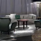 Sofabord moderne design i træ, fremstillet i Italien, Loris Viadurini