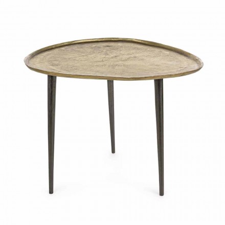 Homemotion Design Sofabord med aluminiumsplade - Yamila Viadurini