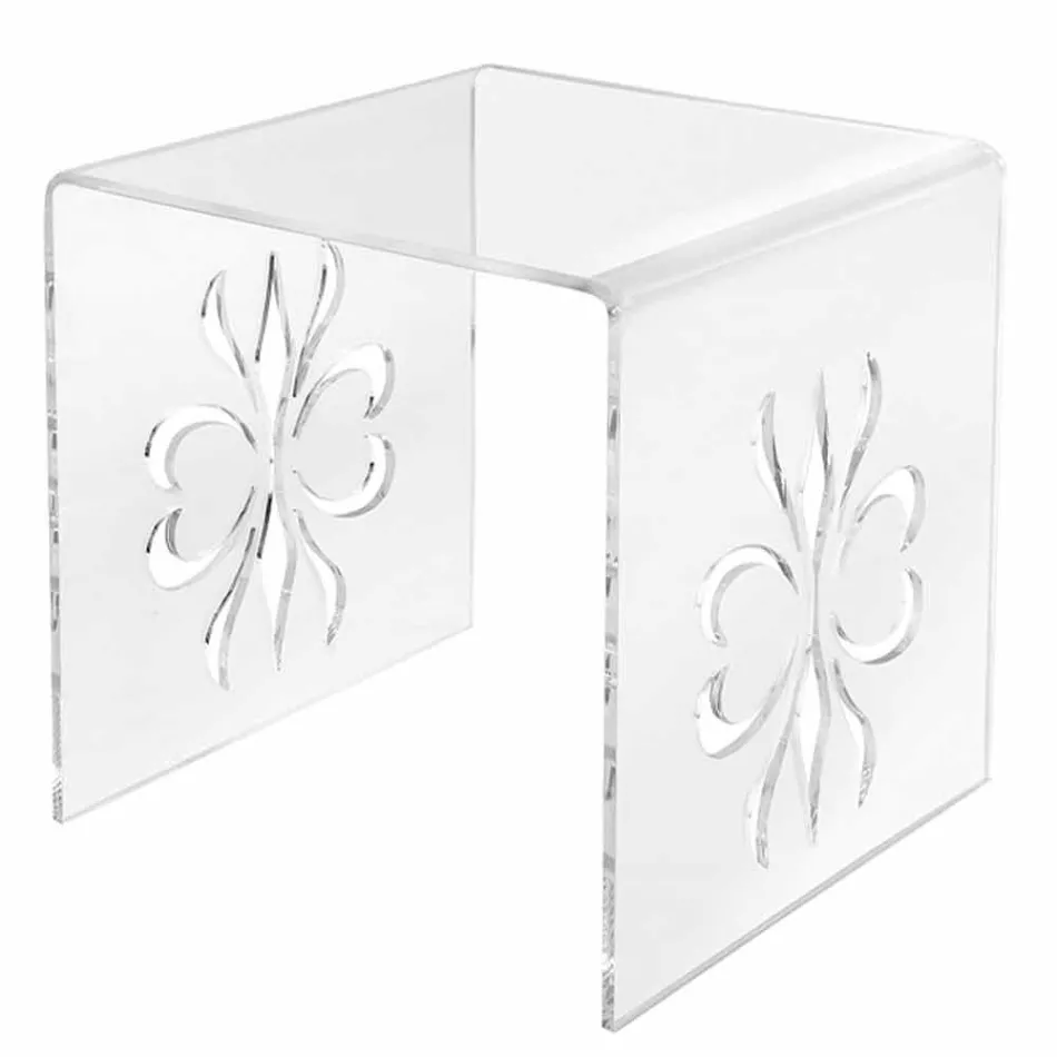 Design sofabord i Mandas gennemsigtig plexiglas Viadurini