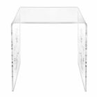 Design sofabord i Mandas gennemsigtig plexiglas Viadurini