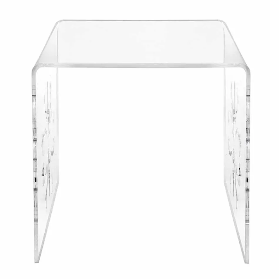 Design sofabord i Mandas gennemsigtig plexiglas Viadurini