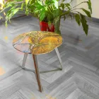 Sofabord håndlavet i marmor og stål fremstillet i Italien - Prince Viadurini