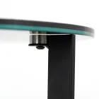 Sofabord i stentøj med stålunderlag Fremstillet i Italien - Aspira Viadurini