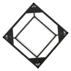 Sofabord af stentøj og stålunderstell lavet i Italien - Birba Viadurini