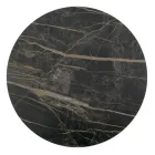 Sofabord i porcelæn Grès og rund base lavet i Italien - Tullia Viadurini