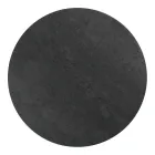 Sofabord i porcelæn Grès og rund base lavet i Italien - Tullia Viadurini