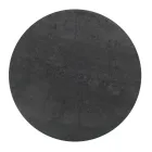 Sofabord i rundt stentøj og fod med 3 halvmåner Made in Italy - Arepa Viadurini