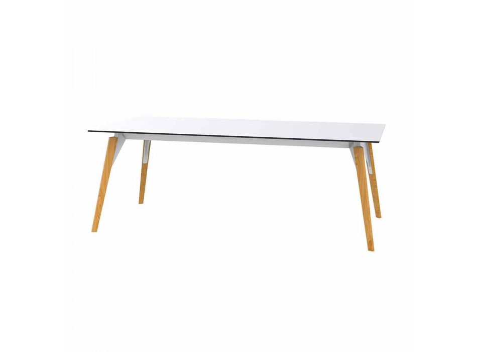Sofabord i hvid eller sort laminat i 2 størrelser - Faz Wood af Vondom Viadurini