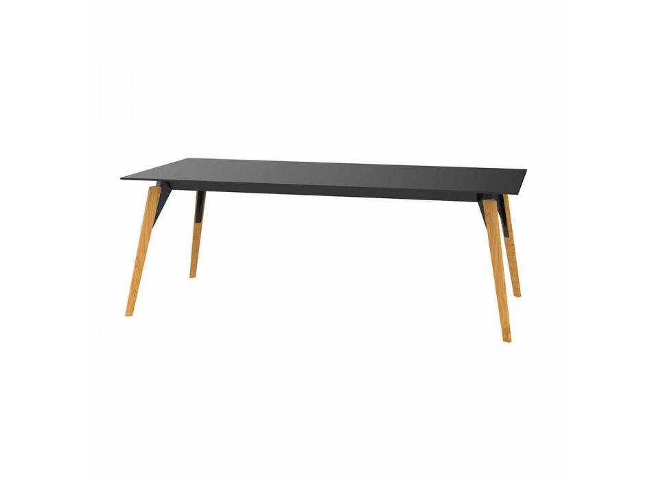 Sofabord i hvid eller sort laminat i 2 størrelser - Faz Wood af Vondom Viadurini